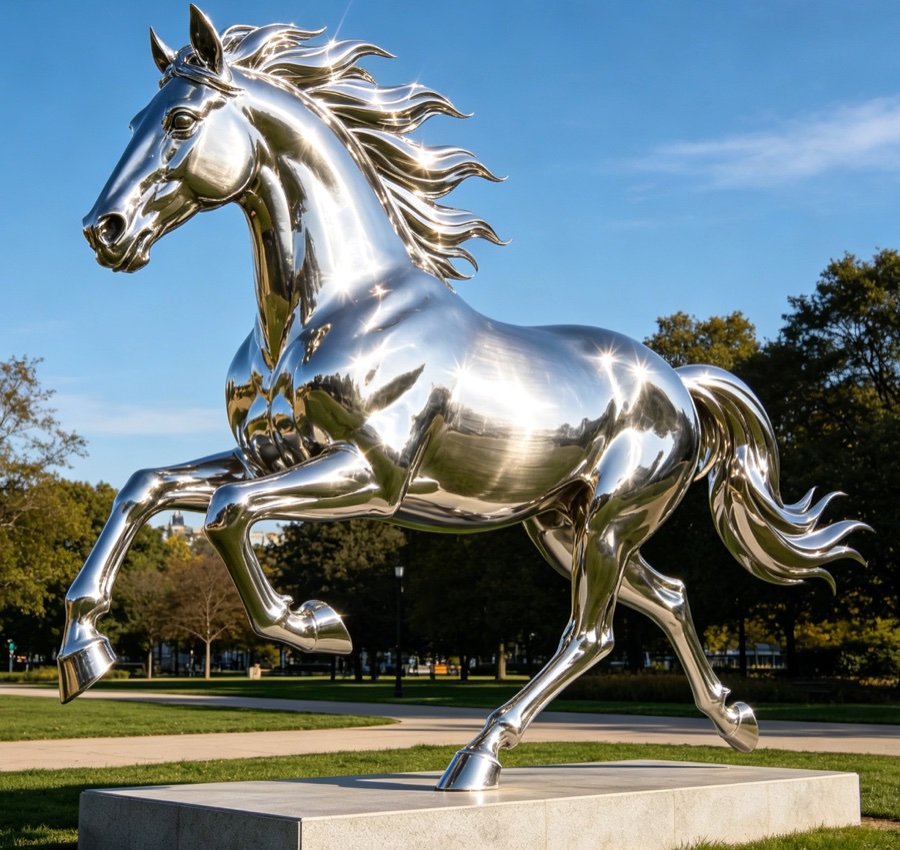 Фигуративные stainless steel sculpture