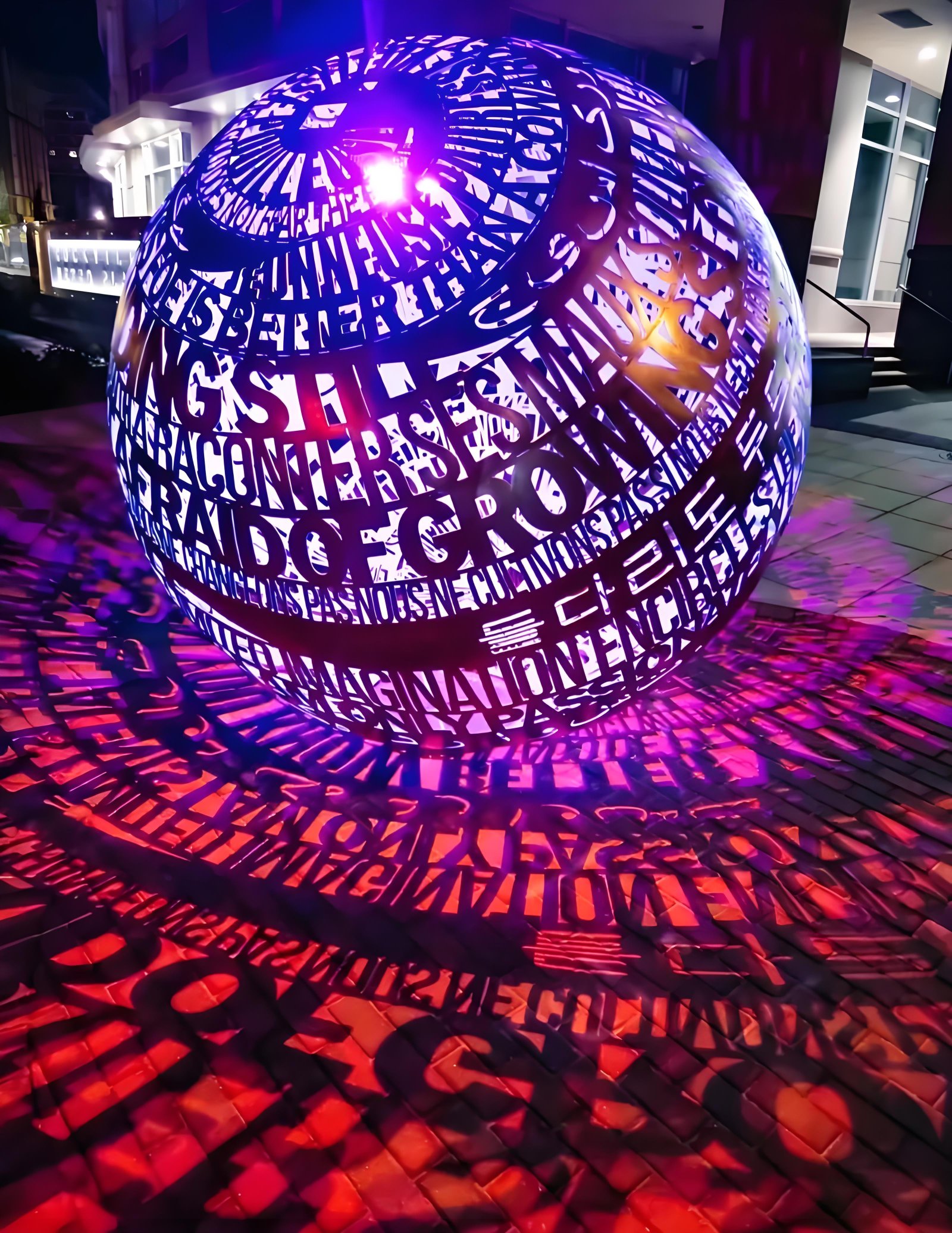 Letter light sphere