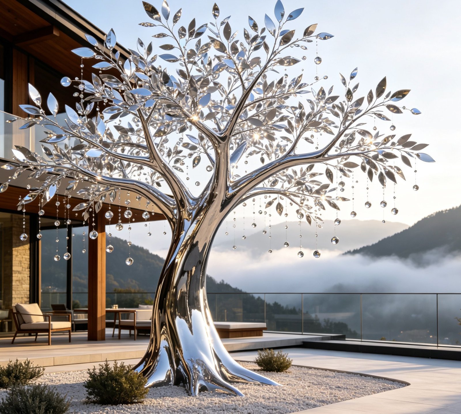 Crystal drip tree