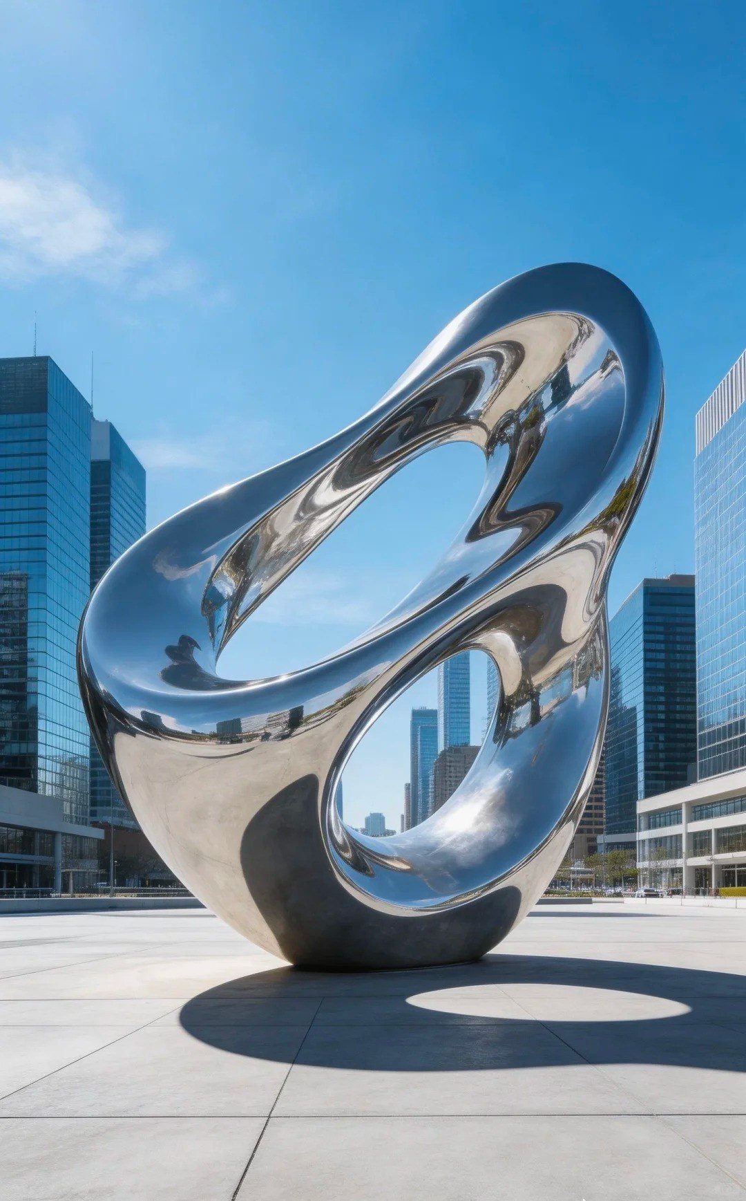 Mirrored Mobius loop