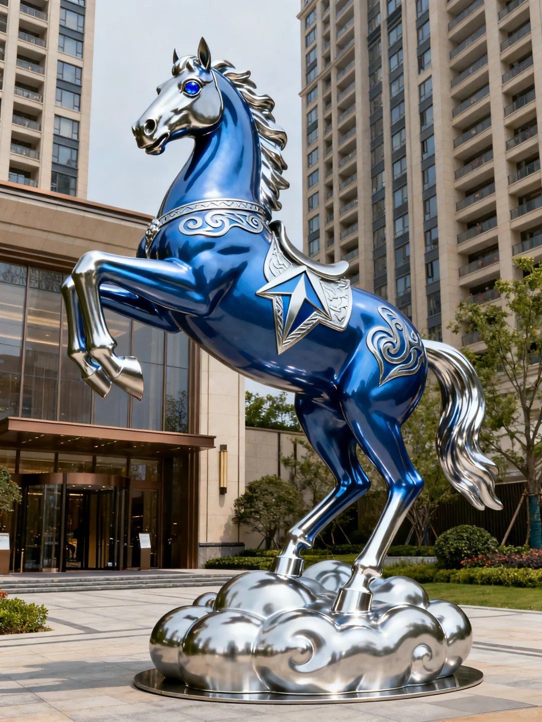 Blue cloud stallion