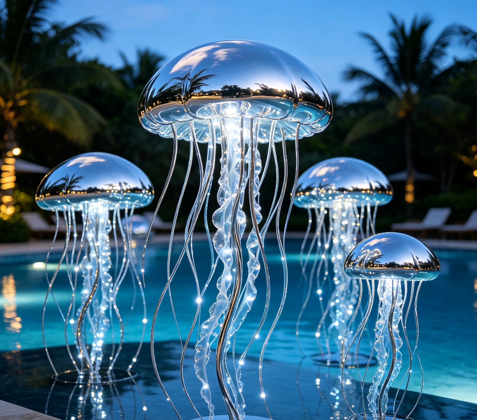 Stainless jellyfish group